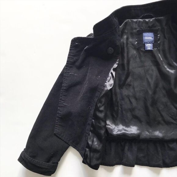 Babygap black corduroy light band jacket EUC 5T - Picture 4 of 6